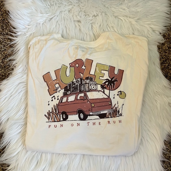Maglietta Donna Hurley Zak Oversized Tee - Cotone Jersey, Taglio Largo, Girocollo A Costine - 3